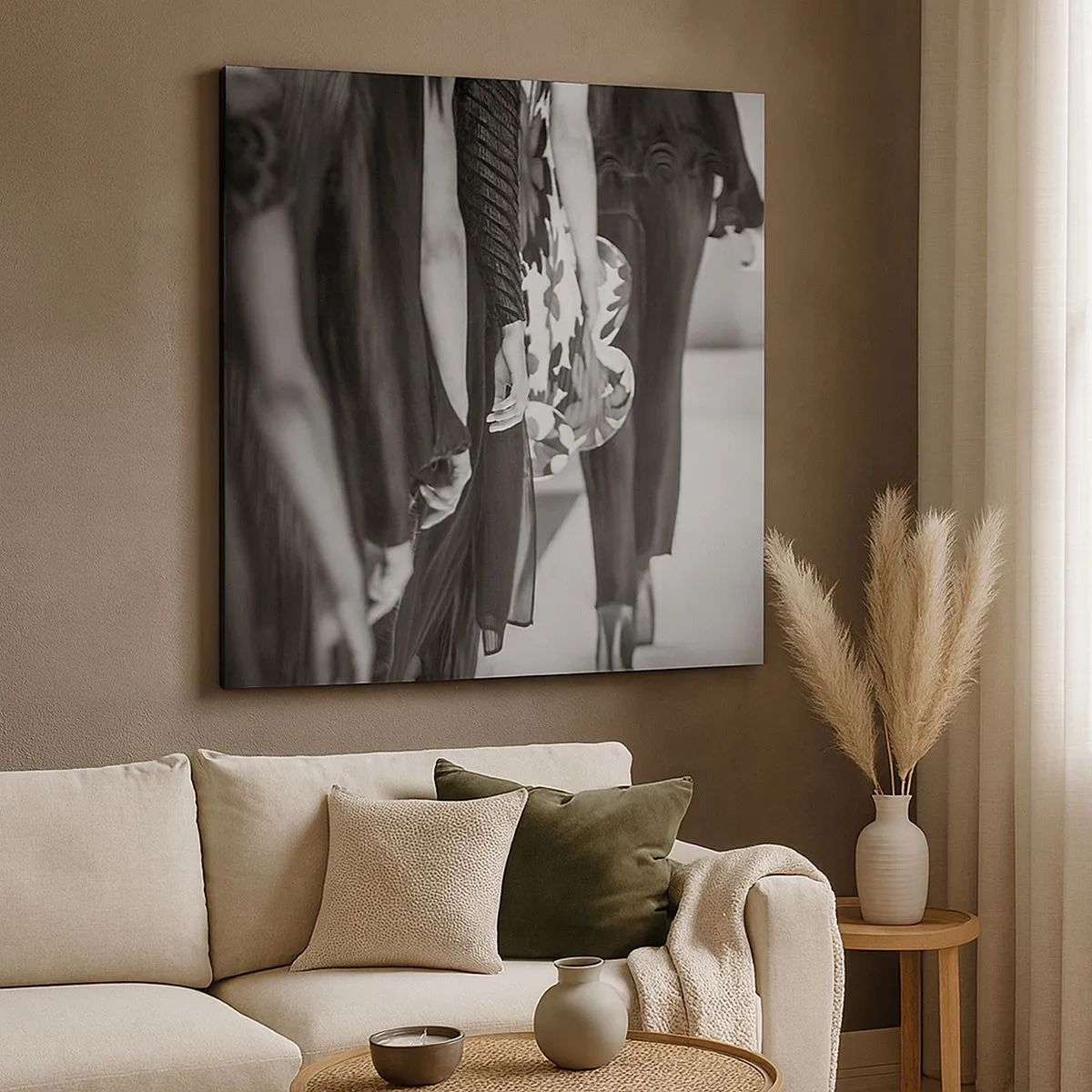 Quadro su tela - Stampe su Tela - Sfilata in stile - 30x30 cm