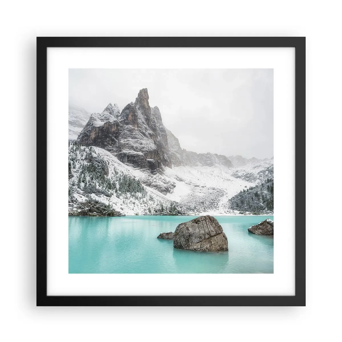 Poster in cornice nera - Di guardia - 40x40 cm