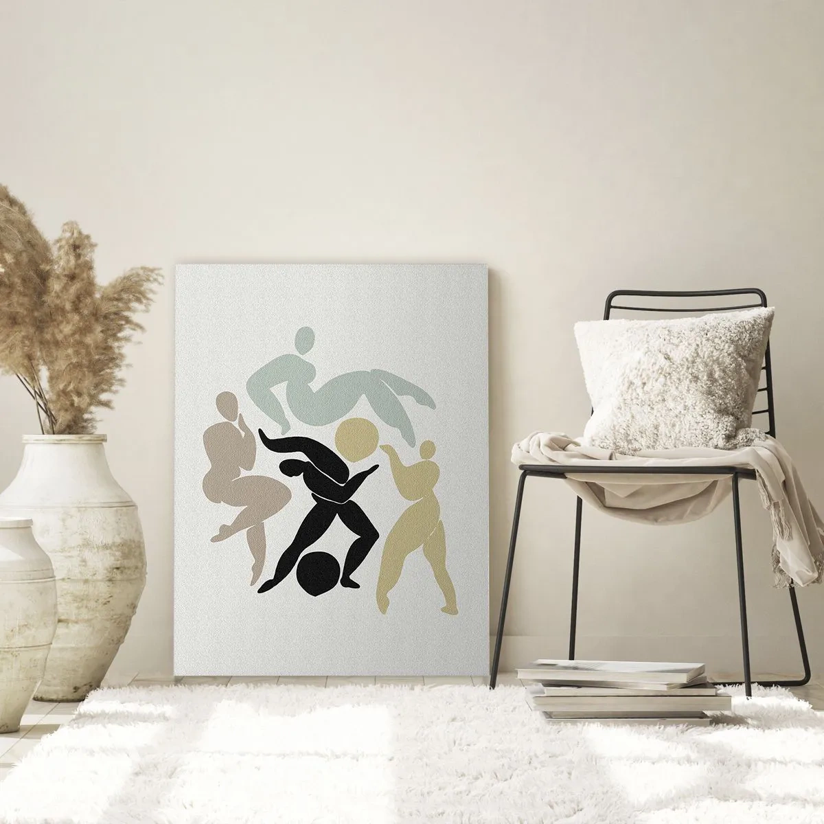 Quadro su vetro - Movimento per la salute e per la bellezza - 80x120 cm