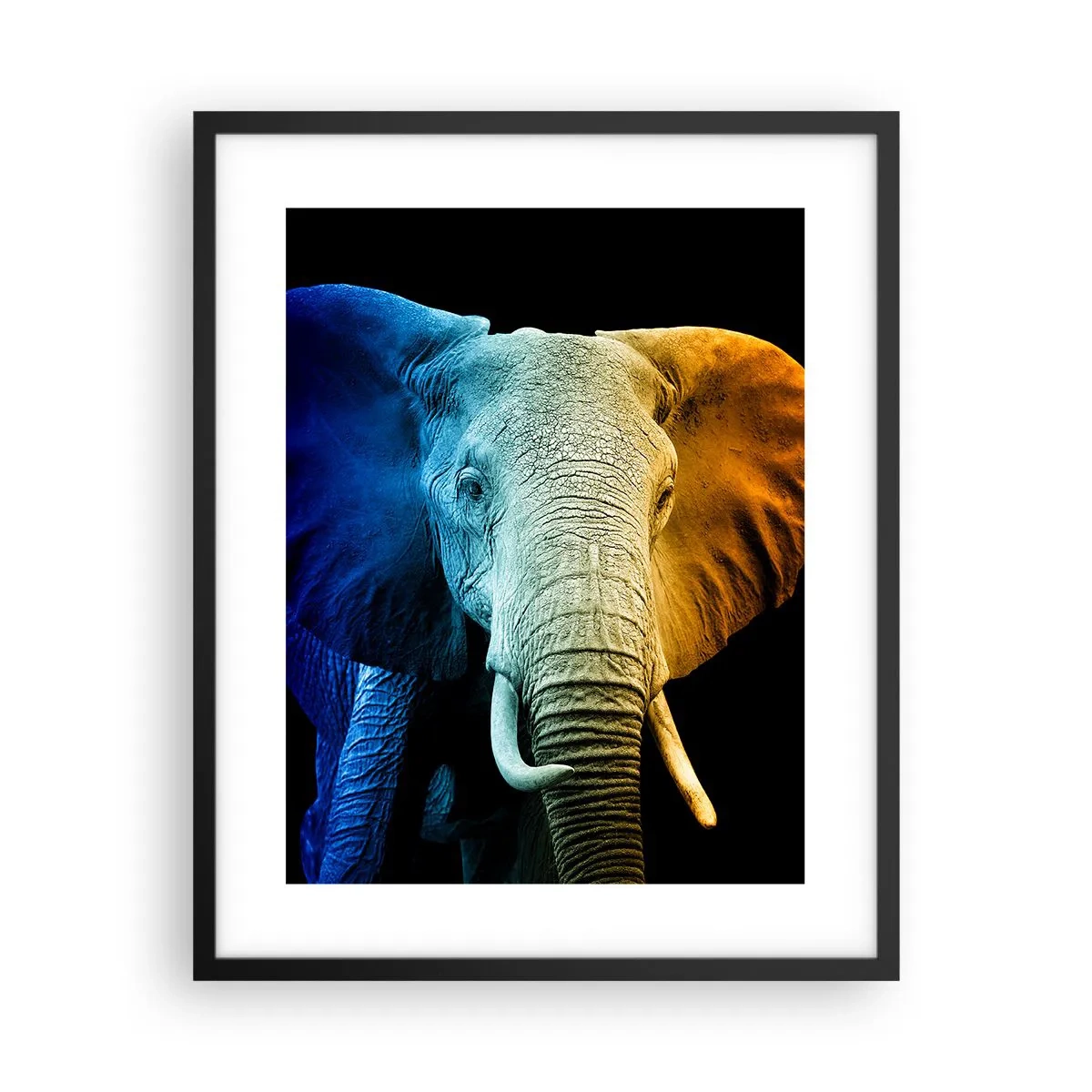 Poster in cornice nera - Eccentrico, non strano - 40x50 cm