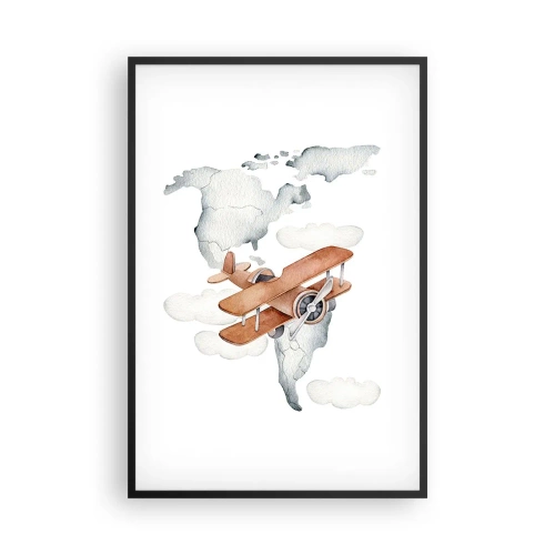 Poster in cornice nera - Nello spirito dei pionieri - 61x91 cm