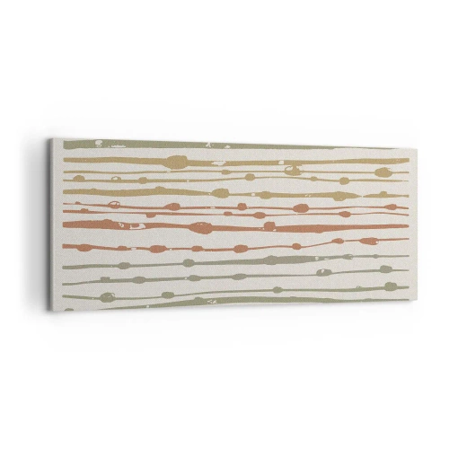 Quadro su tela - Stampe su Tela - La notazione musicale dei colori - 100x40 cm