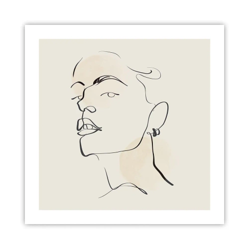 Poster - Sguardo fiero - 50x50 cm