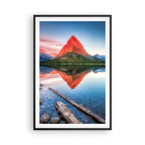Poster in cornice nera - Caldo e freddo - 61x91 cm