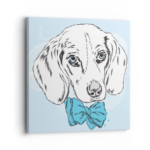 Quadro su tela - Stampe su Tela - Eleganza canina - 30x30 cm