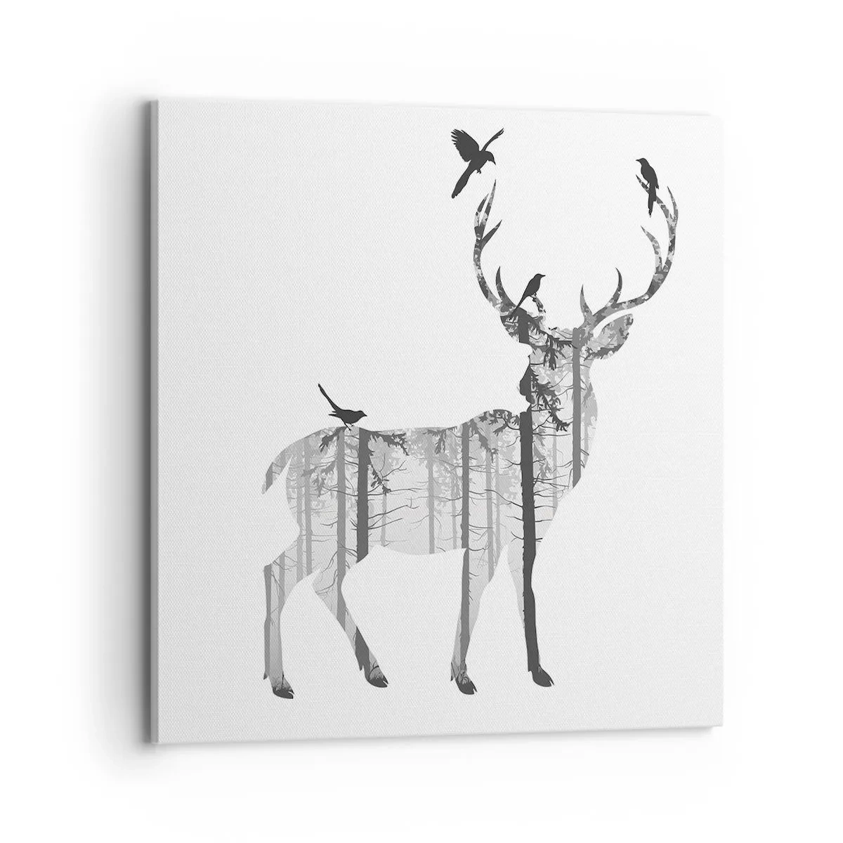 Quadro su tela - Stampe su Tela - Lo spirito buono del bosco - 70x70 cm