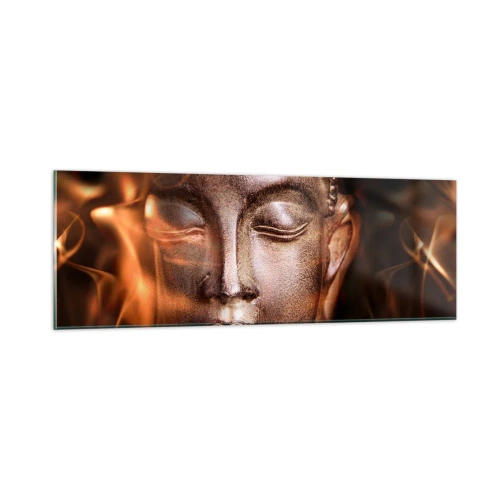 Quadro su vetro - Esiste solo qui e ora - 90x30 cm