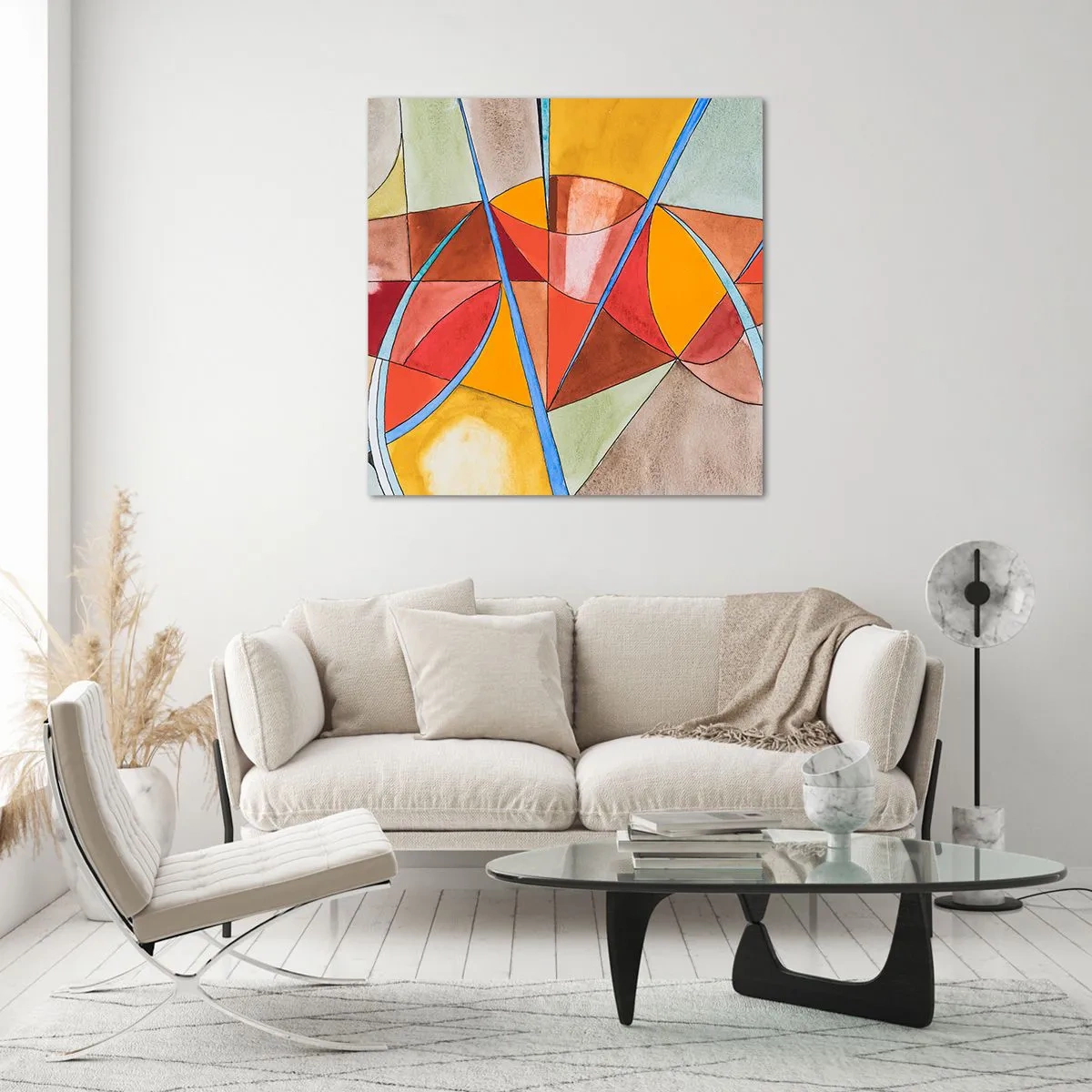 Quadro su vetro - Carosello, carosello dei sogni - 70x70 cm