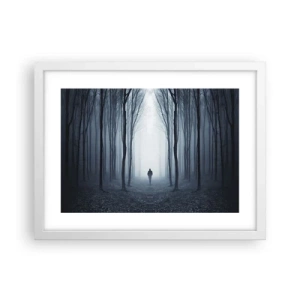 Poster in cornice bianca - E tutto è semplice e chiaro - 40x30 cm
