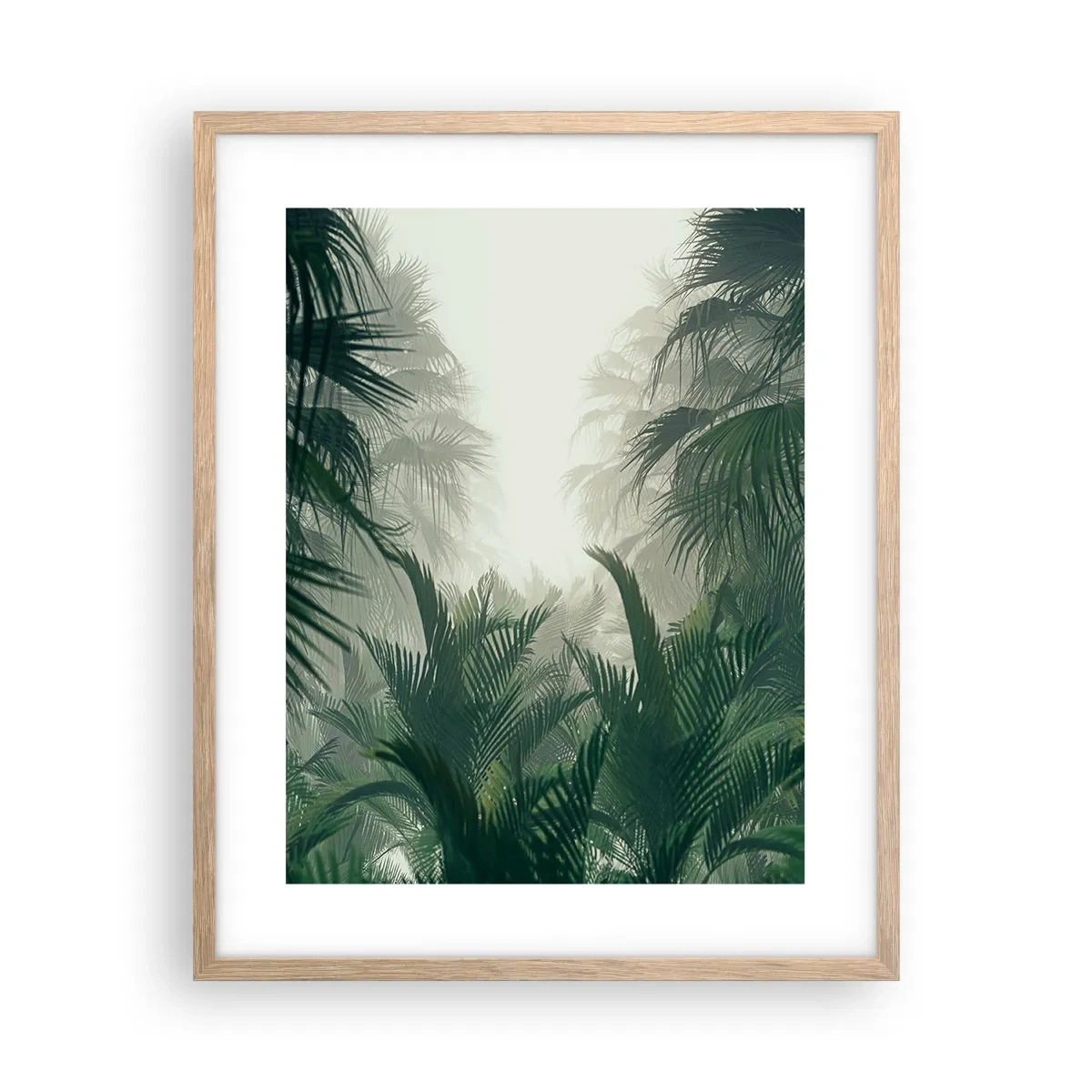 Poster in cornice rovere chiaro - Mistero dei tropici - 40x50 cm