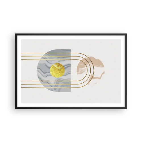 Poster in cornice nera - Chiarezza e lucentezza - 91x61 cm