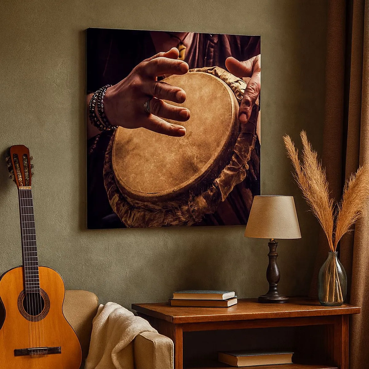 Quadro su tela - Stampe su Tela - Al ritmo del cuore - 30x30 cm