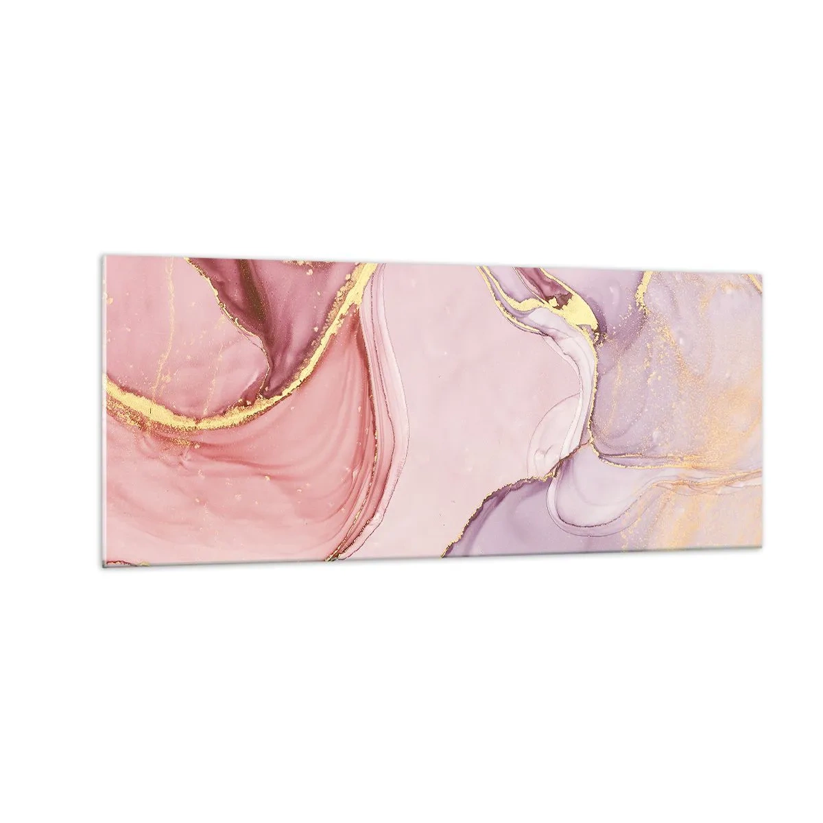 Quadro su vetro - La carezza dei colori - 100x40 cm