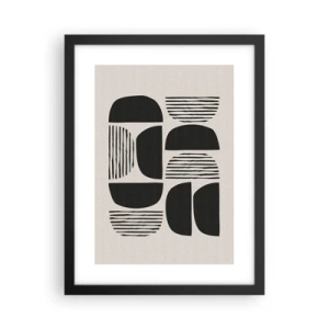 Poster in cornice nera - Sistemi di metà - 30x40 cm