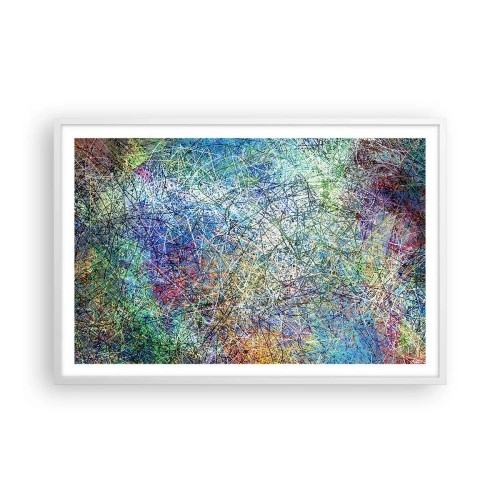 Poster in cornice bianca - Non è cosi semplice - 91x61 cm