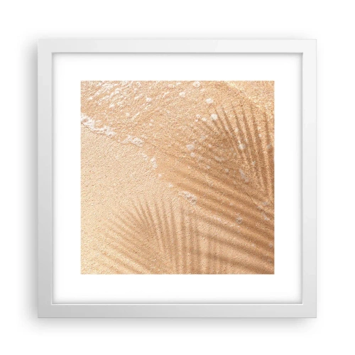 Poster in cornice bianca - Ombra di un'estate bollente - 30x30 cm