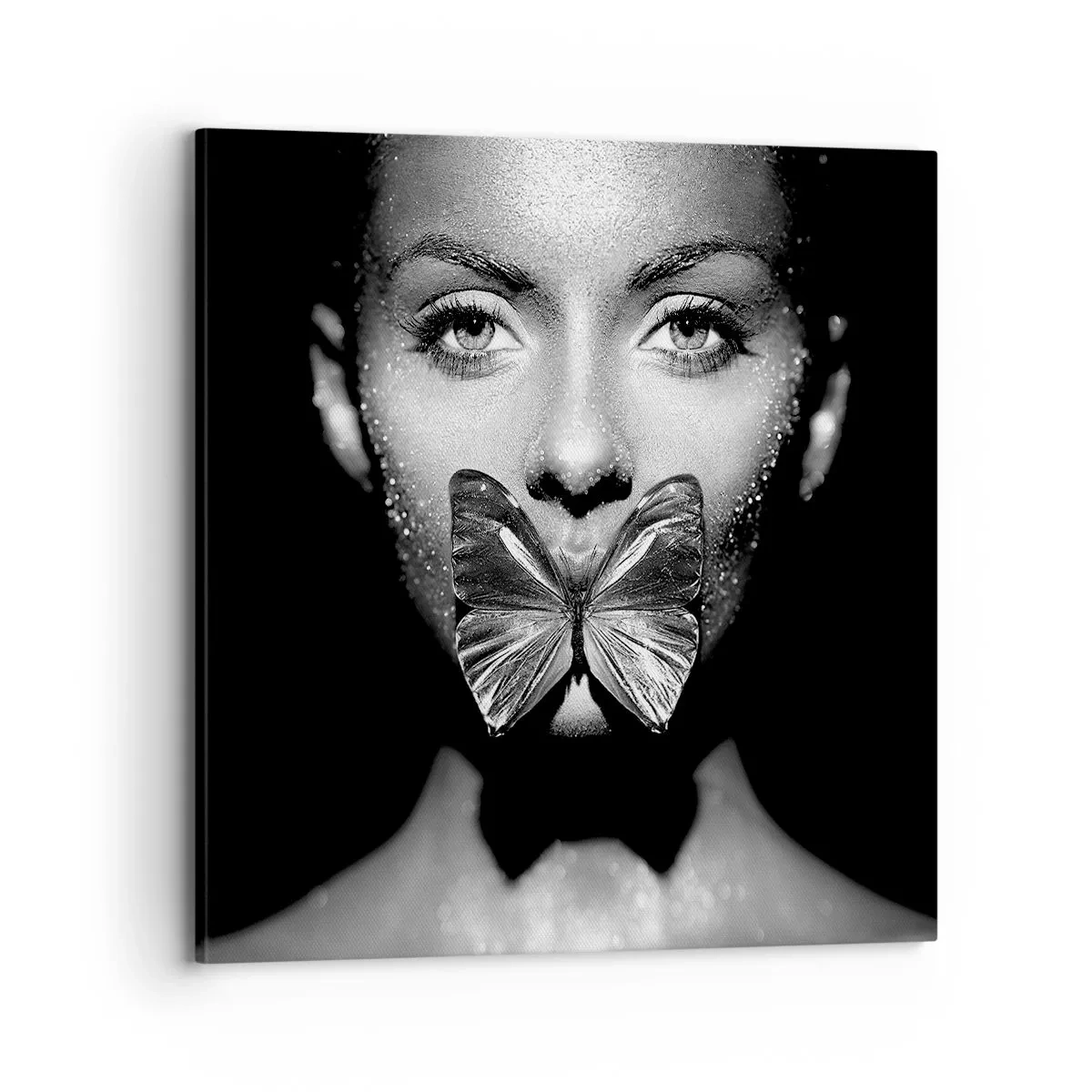 Quadro su tela - Stampe su Tela - Il bacio delle farfalle - 70x70 cm