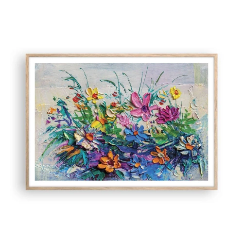 Poster in cornice rovere chiaro - Natura per niente morta - 100x70 cm