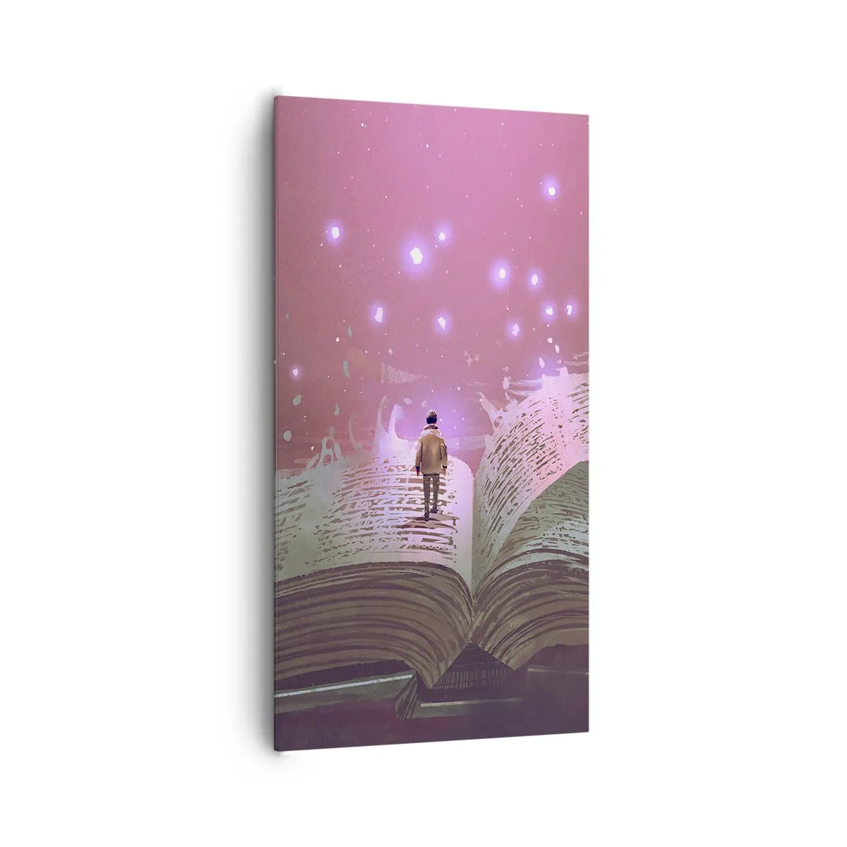 Quadro su tela - Stampe su Tela - Invito ad un altro mondo: leggi! - 65x120 cm