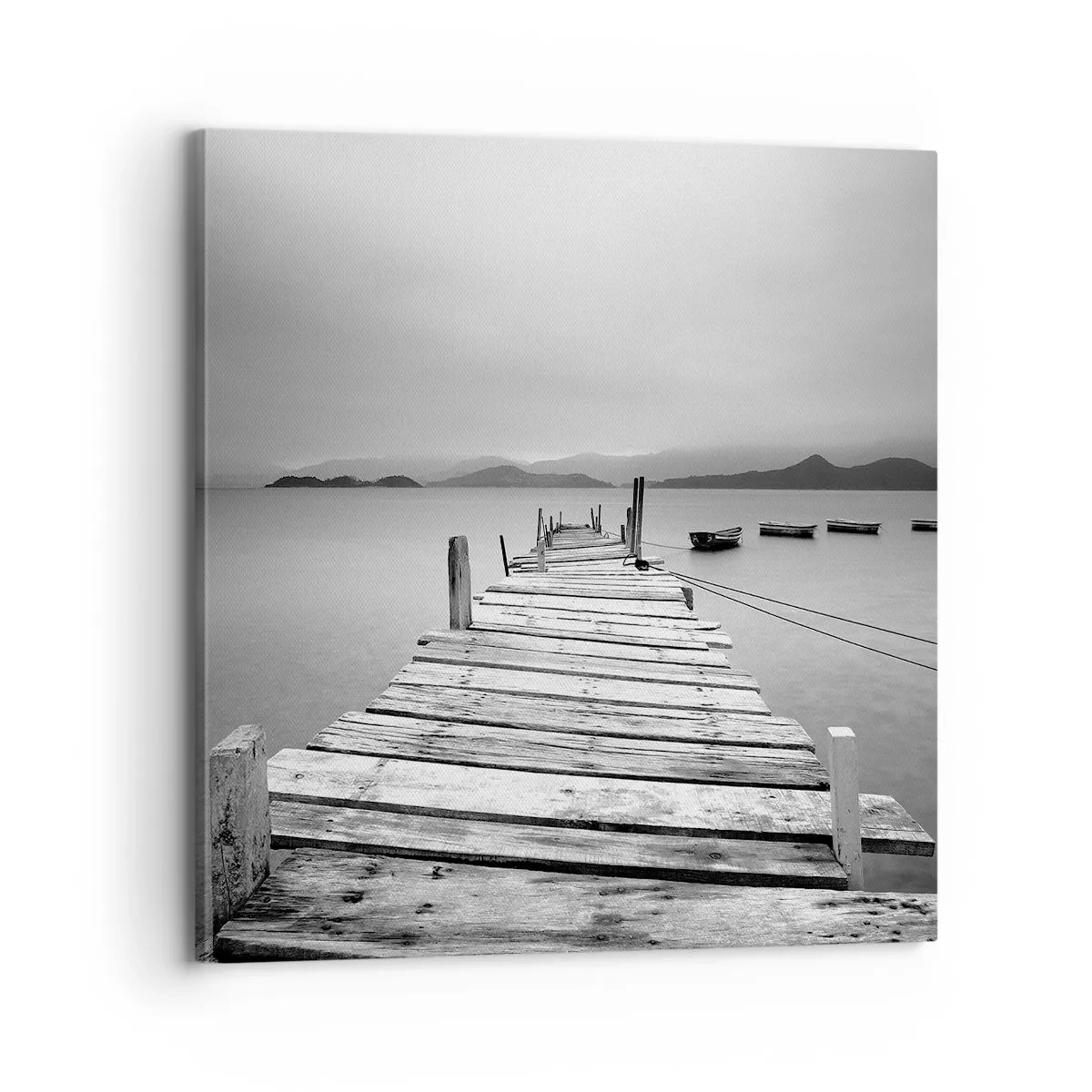 Quadro su tela - Stampe su Tela - Dietro i monti, dietro i mari - 70x70 cm