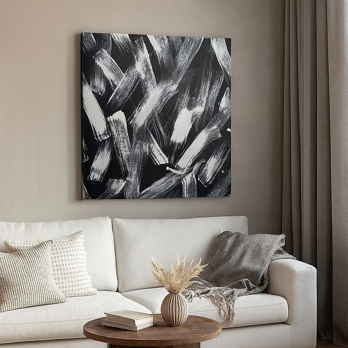 Quadro su tela - Stampe su Tela - Astrazione in spirito industriale - 30x30 cm