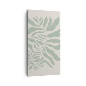 Quadro su tela - Stampe su Tela - Ramo smeraldo - 55x100 cm