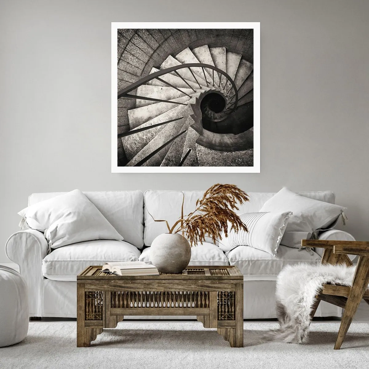 Poster - Salire e scendere - 30x30 cm