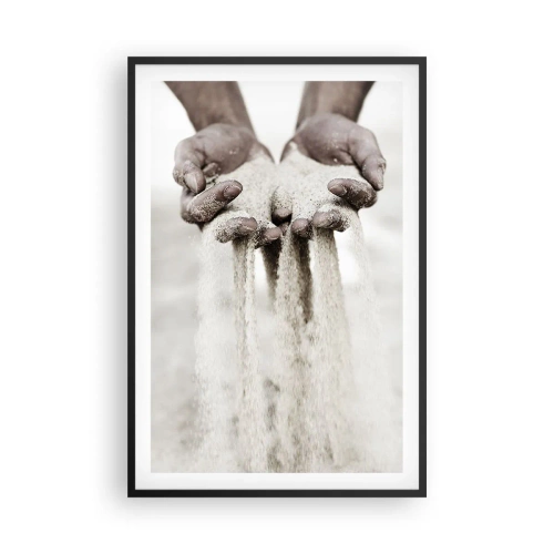 Poster in cornice nera - Con queste mani... - 61x91 cm