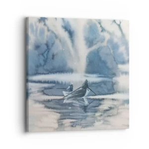Quadro su tela - Stampe su Tela - I pescatori nel loro paradiso - 30x30 cm