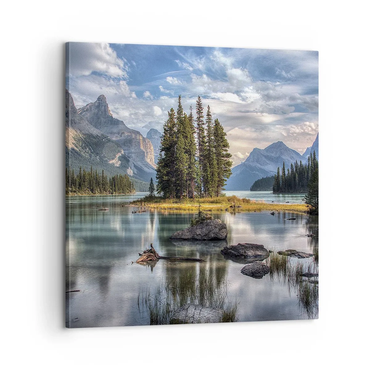 Quadro su tela - Stampe su Tela - Sulle acque grandi e limpide... - 60x60 cm