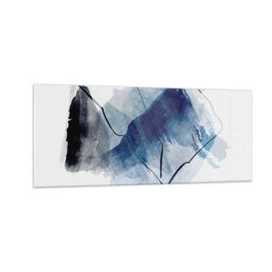 Quadro su vetro - Monte di ghiaccio - 100x40 cm
