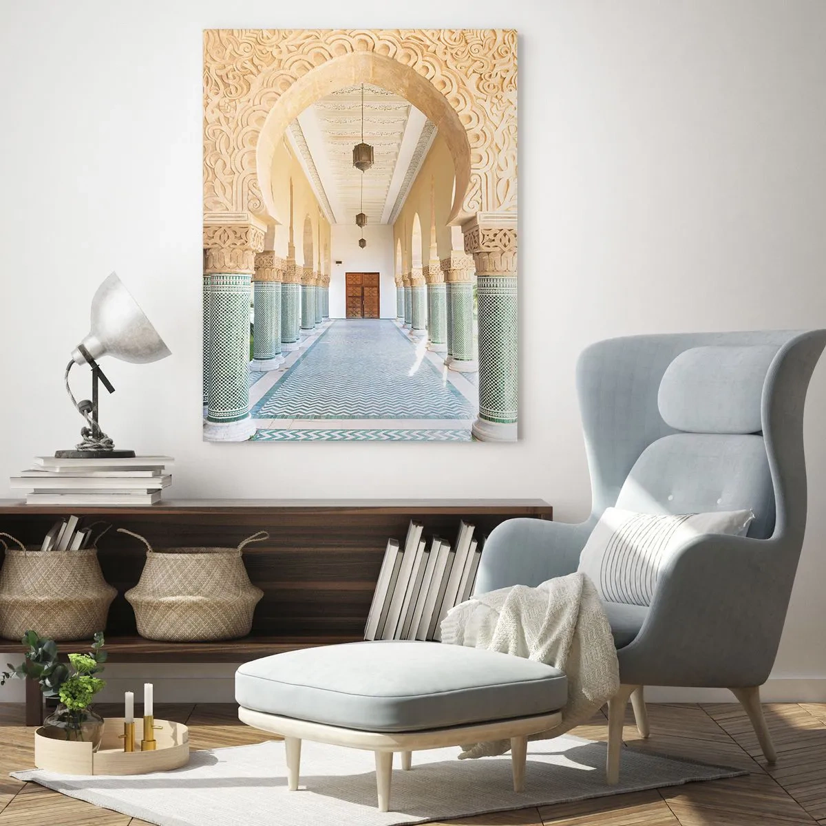 Quadro su vetro - Dai racconti di Sherazade - 80x120 cm