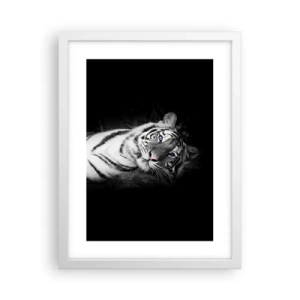 Poster in cornice bianca - Selvaggità e pace - 30x40 cm