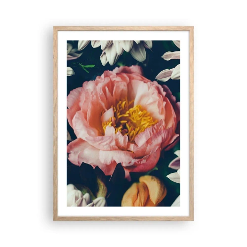 Poster in cornice rovere chiaro - Con fasto barocco - 50x70 cm