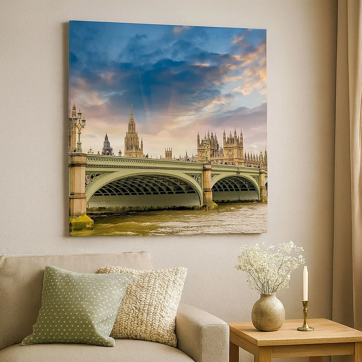 Quadro su tela - Stampe su Tela - Nell'Impero il tempo si è fermato - 30x30 cm