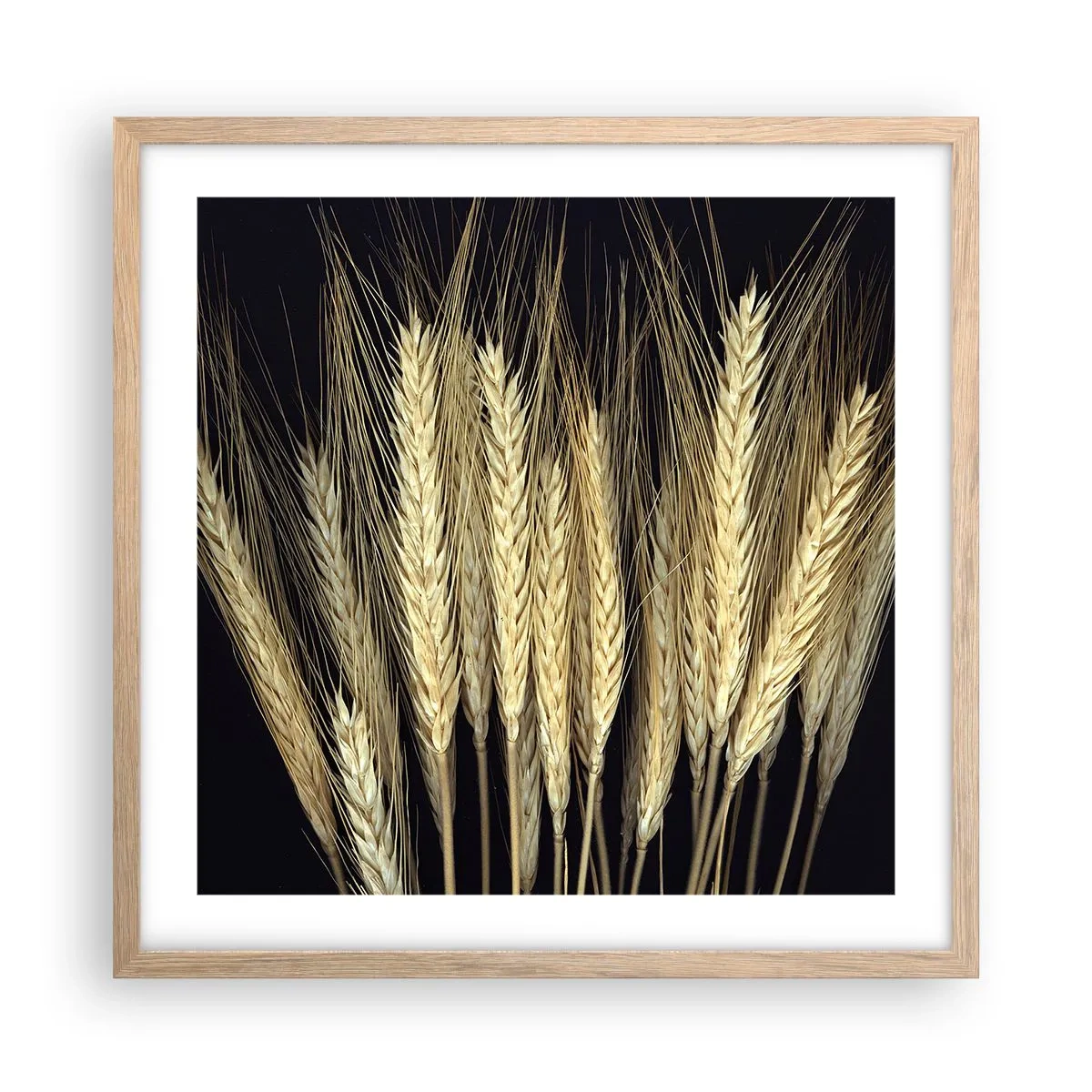 Poster in cornice rovere chiaro - Magia rustica - 50x50 cm