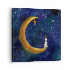 Quadro su tela - Stampe su Tela - Il richiamo del mondo - 30x30 cm