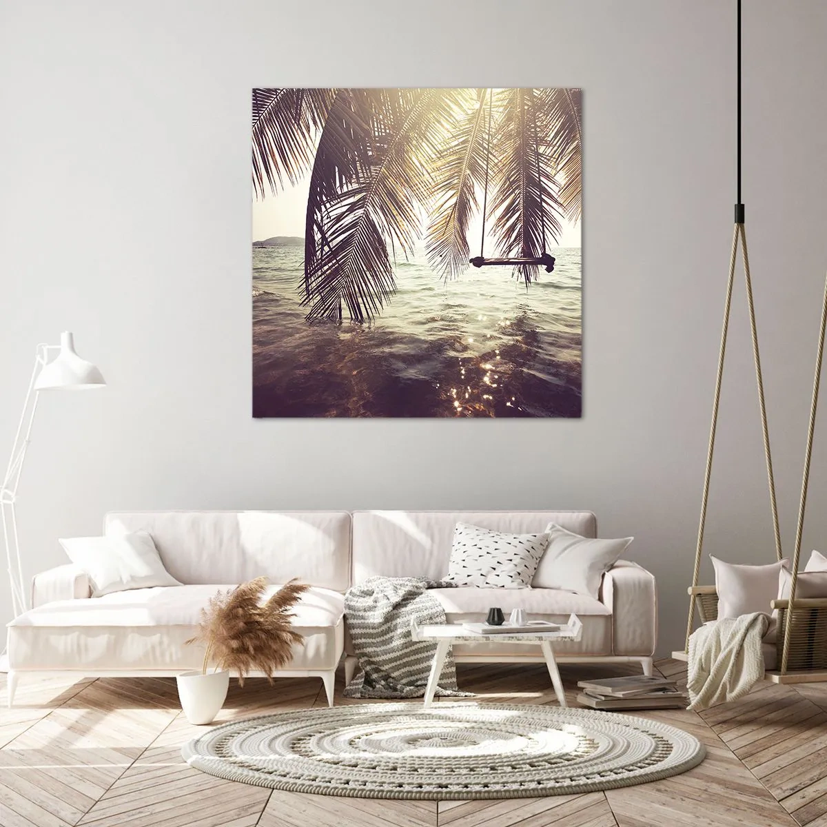 Quadro su tela - Stampe su Tela - Si può dondolare tra le nuvole a volontà - 30x30 cm