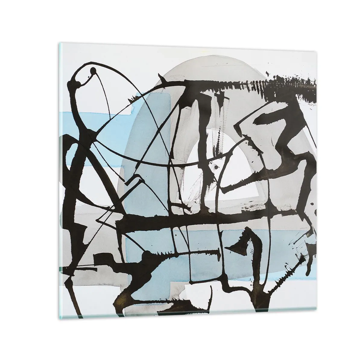 Quadro su vetro - Blu nonostante tutto - 70x70 cm