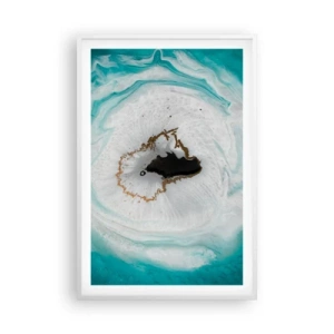 Poster in cornice bianca - Penetrare all'interno - 61x91 cm