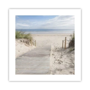 Poster - Fino all'orizzonte - 40x40 cm