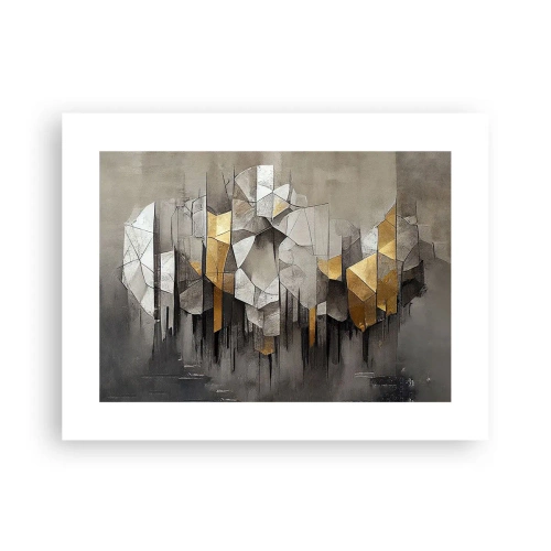 Poster - Composizione di ghiaccio e luce - 40x30 cm