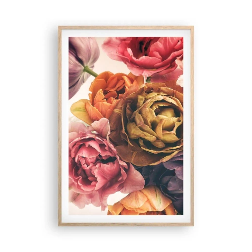 Poster in cornice rovere chiaro - La festa della vita - 61x91 cm