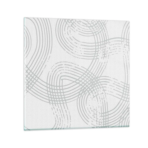 Quadro su vetro - Non vi è una via diritta - 40x40 cm