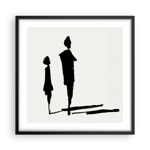 Poster in cornice nera - Sicuramente insieme? - 50x50 cm