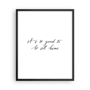 Poster in cornice nera - Tutta la verità - 40x50 cm