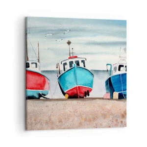 Quadro su tela - Stampe su Tela - Pronte alla pesca - 50x50 cm