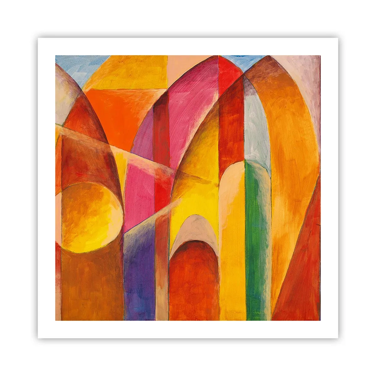 Poster - La cattedrale del sole - 60x60 cm