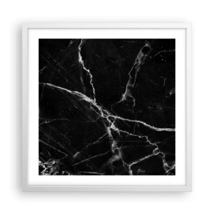 Poster in cornice bianca - La vita segreta delle pietre - 50x50 cm