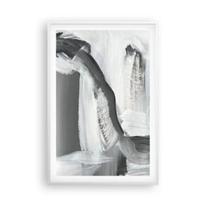 Poster in cornice bianca - Movimento deciso - 61x91 cm